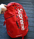 Рюкзак унісекс Supreme Backpack (червоний), фото 3