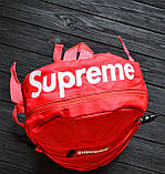 Рюкзак унісекс Supreme Backpack (червоний), фото 3