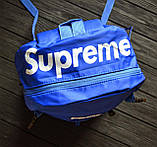 Рюкзак унисекс Supreme Backpack ( синий), фото 3