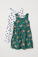 Два красивых летних платья H&M, 4-6 лет! Англия!