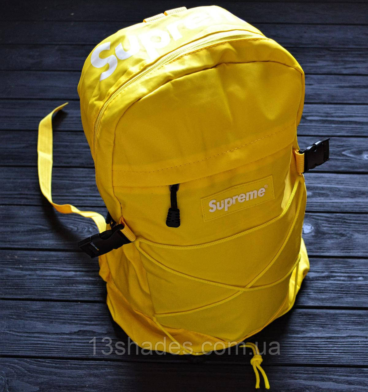 Рюкзак унісекс Supreme Backpack (жовтий), фото 1
