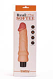 Реалістичний вібратор Reel Softee Vibrator Flesh 7,8", фото 2