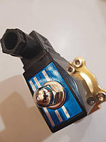 Клапан електромагнітний 1 1/4" DN32 220В (соленоїд) нормально закритий, фото 2
