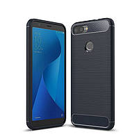 Чохол Carbon для Asus ZenFone Max Plus (M1) / ZB570TL X018D бампер Blue