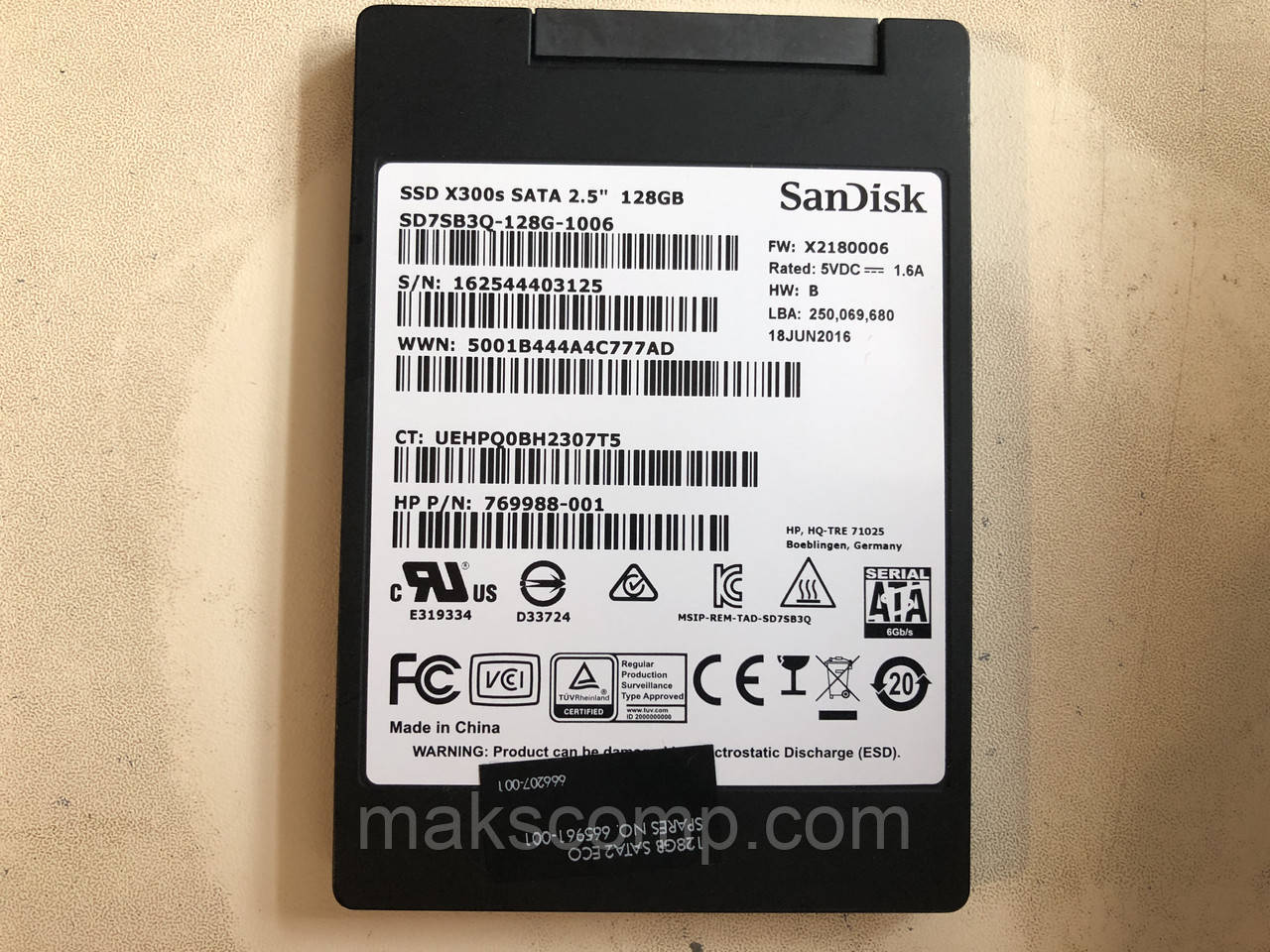 SSD SanDisk X300s 128GB 2.5" SATA III MLC (SD7SB3Q-128G-1006)