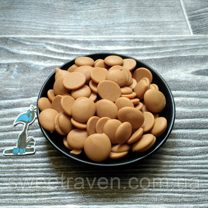 Бельгійський шоколад Barry Callebaut білий з карамеллю "Zephyr" 35% (100 г.)