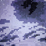 Картина Алмазна вишивка Дівчина з конем квадратні камені, фото 3