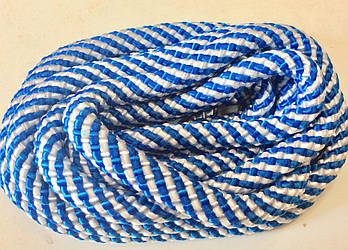 Скакалка для художньої гімнастики CUERDA RITMICA біло-блакитна (Іспанія)