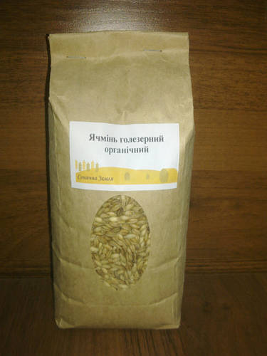 Купить Ячмень голозерный органический (для проращивания), ТМ Сонячна ...