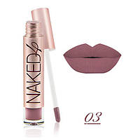 Матовая Жидкая Помада Naked 4 o.two.o lipgloss стойкая рідка помада 3303