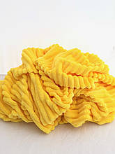 Тканина плюшева Minky Stripes жовтий (шарпея)