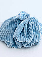Тканина плюшева Minky Stripes світло-блакитний (шарпея)