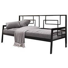 Диван-софа Квадро в стилі Лофт з металу Метал-Дизайн Чорний оксамит