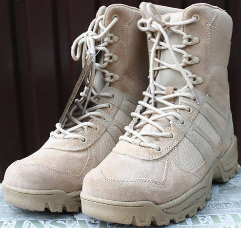 Берці тактичні військові на блискавці Khaki Mil-Tec 12829004, фото 1