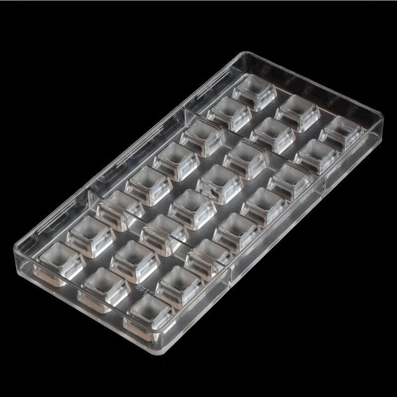 Полікарбонатна форма для шоколаду КВАДРАТ