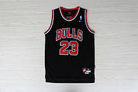 Мужская майка черная Джордан 23 Чикаго Буллс Nike Chicago Bulls Jordan