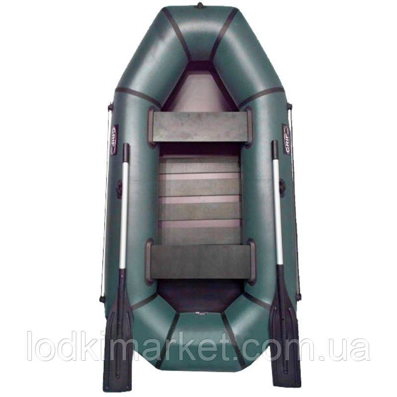 Двомісний надувний Човен ПВХ Grif boat GH-250S, фото 1