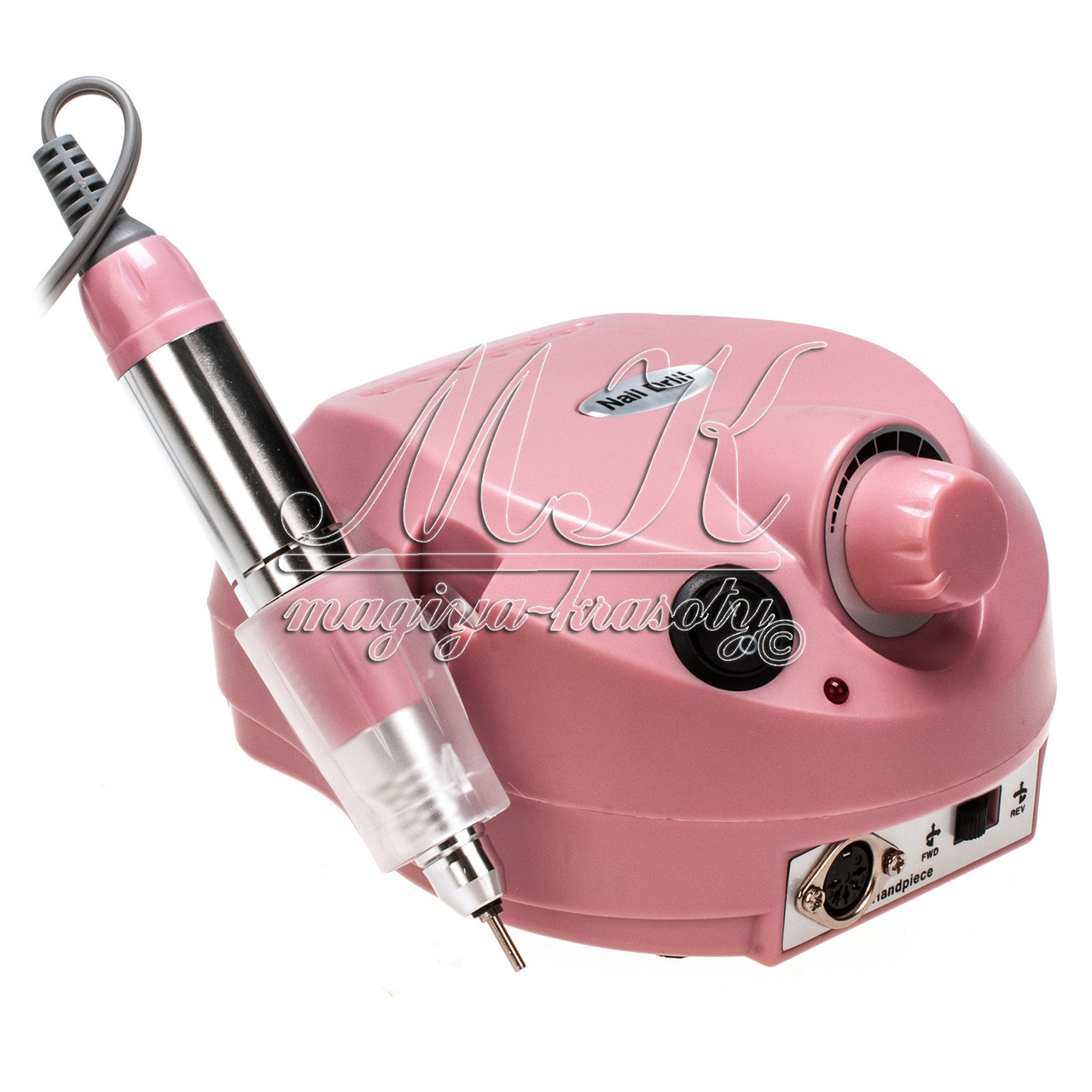 Фрезер для манікюру 45W Nail Drill ZS-601 (яскраво-рожевий)