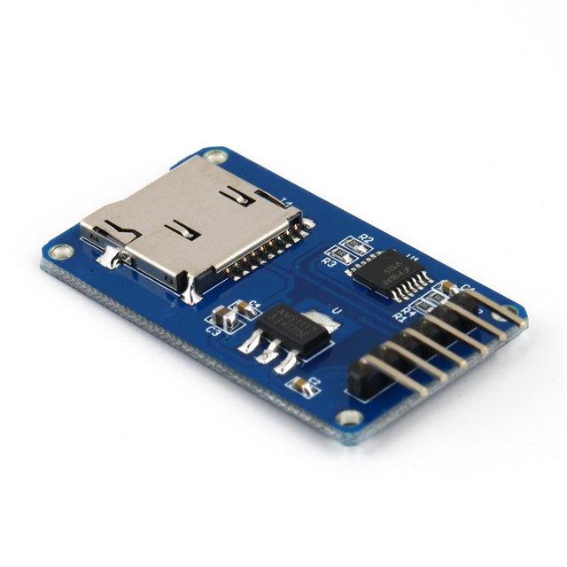 Модуль читання запису MicroSD TF кардрідер, Arduino