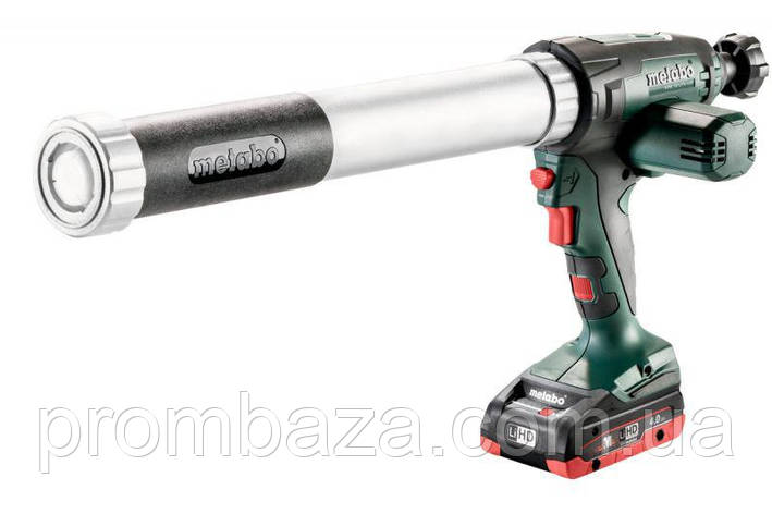 Акумуляторний пістолет для герметика Metabo KPA 18 LTX 600 LiHD 2x4.0 А·год, фото 1