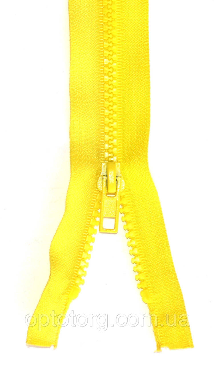 Блискавка тракторна №5 Світло Жовтий пластикова довжина 85см 1Б