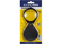 Скло збільшуюче Economix Е82104, d 60мм, 3-кратне