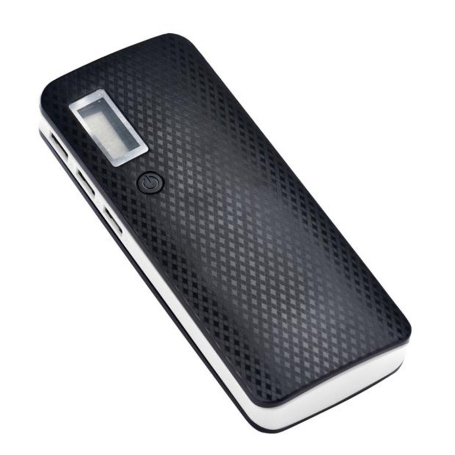 Корпус для Power bank на 5 акумуляторів 18650 (Чорний — Сірий)