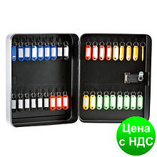 Бокс для ключів (36) (матовий), з брелоками, чорний BM.0411