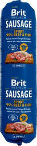 Корм Бріт Преміум Brit Premium Sausage ковбаса для собак з яловичиною та рибою 800 г