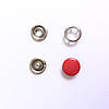 Кнопка трикотажна закрита 9,5 мм червона (1440 шт.), фото 2