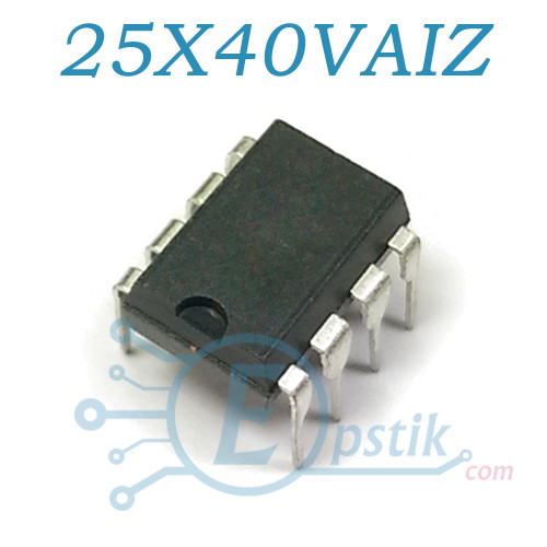 25X40VAIZ, микросхема биос 4MBit SPI Flash, DIP8