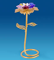 Фігурка з кристалами Сваровські Квітка 10,5 см AR-4034/ 1. Подарунки на Валентина