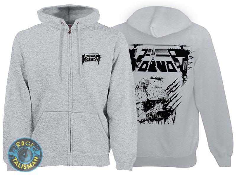 Толстовка на змійці VOIVOD меланжева