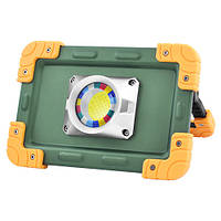 Прожектор світлодіодний W823-30W-COB, 4x18650, ЗП micro USB