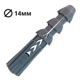 Дюбель розпірний, пластиковий КП 14х80, потай (упаковка 500шт.)