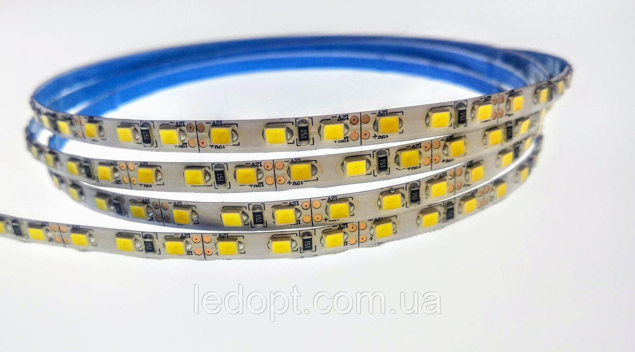 Світлодіодна стрічка SMD2835 9,6 W 5mm 120 LED/m IP20 холодний білий 7500-8000k