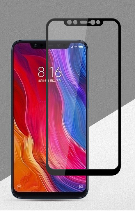 Захисне скло Xiaomi Mi 8 Full Cover (Mocolo 0.33 mm)