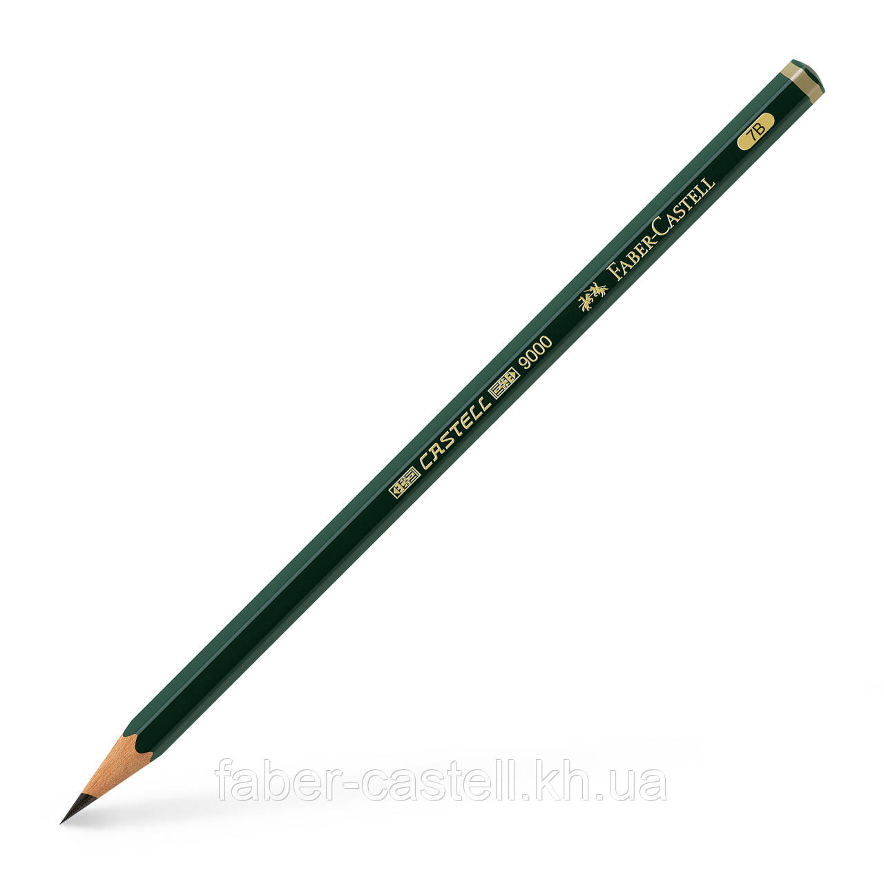 Олівець чорнографітний Faber-Castell CASTELL 9000 ступінь твердості 7B, 119007
