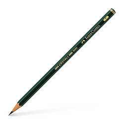 Олівець чорнографітний Faber-Castell CASTELL 9000 степень м'якості F, 119010