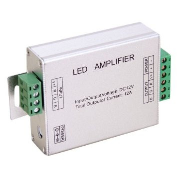 RGB LED-підсилювач сигналу 12 A 144 W 12 V для світлодіодної стрічки.