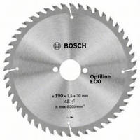 Циркулярный диск Bosch 190x30/48 Optiline ECO