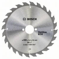 Циркулярний диск Bosch 200x32/24 Optiline ECO