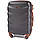 Валіза WINGS 402 Exlusive, міні Графітова + Б'юті-кейс, фото 2