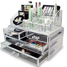 Акриловий органайзер для косметики настільний Cosmetic Organizer Makeup Container 5