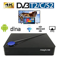 Приставка Smart Tv Box Magicsee C300 Т2+супутникове ТБ+Смарт