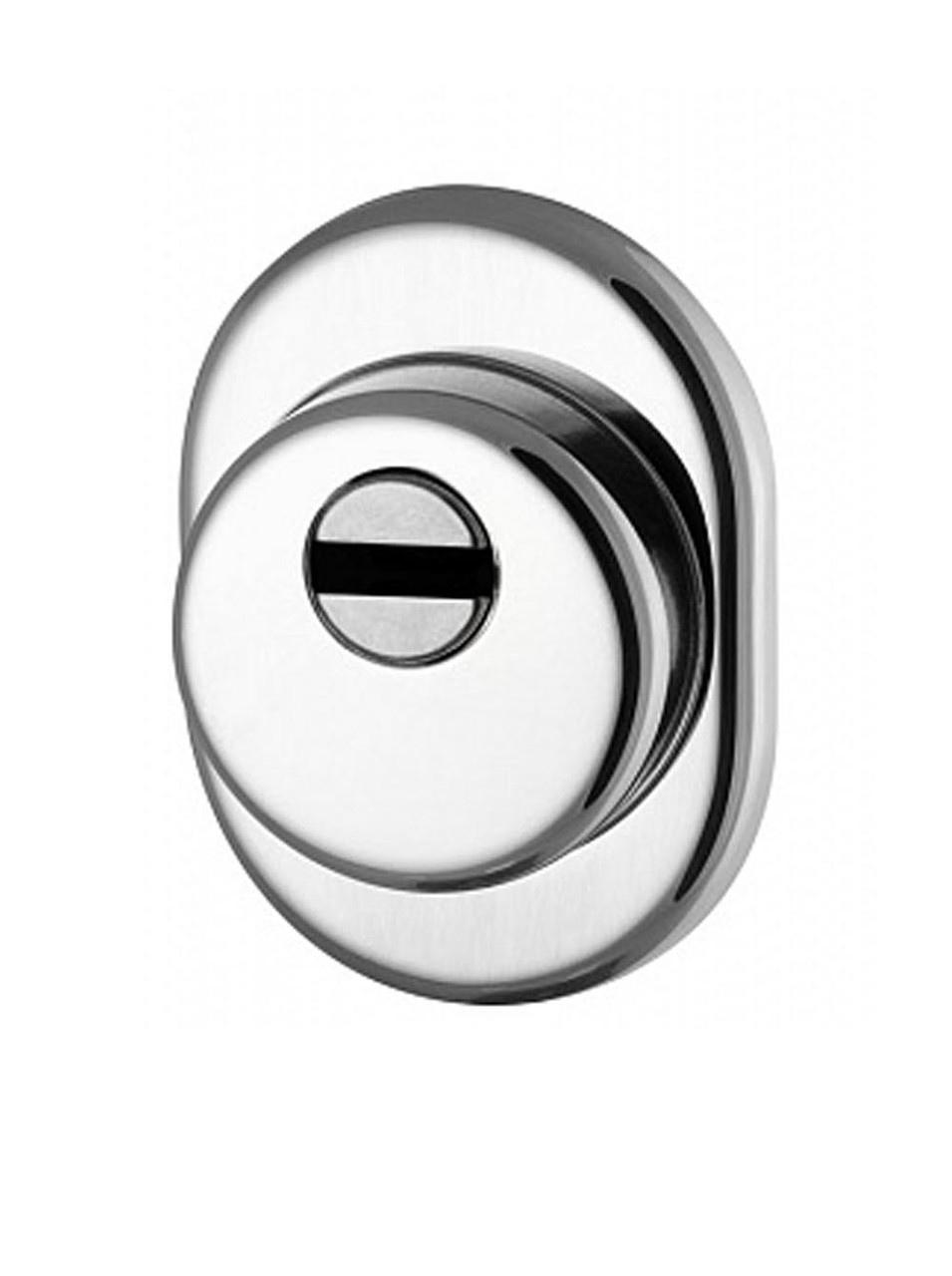 Броненакладка врізна AZF ANTIDRILL SB H=25 мм CL хром