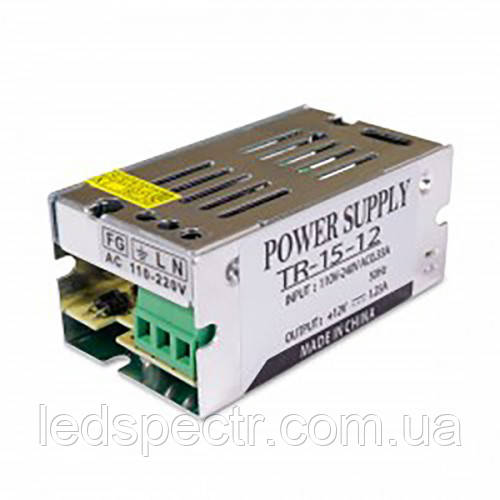 Блок живлення Biom DC12 15 W 1,25 А TR15-12