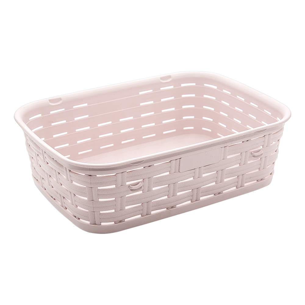 Кошик під ротанг 1,75 л пудровий, фото 1