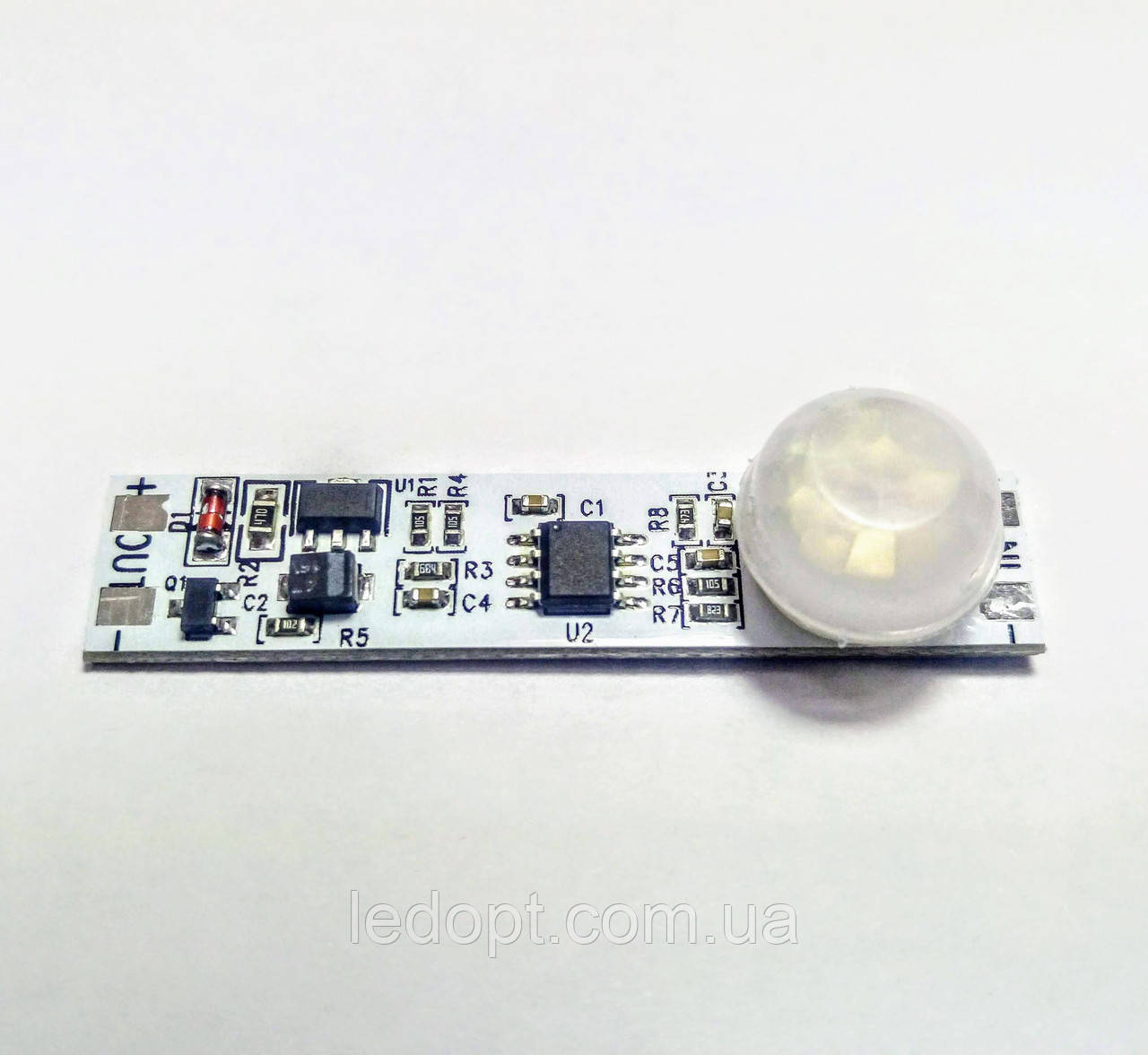 Датчик руху для LED стрічки вбудовується в профіль