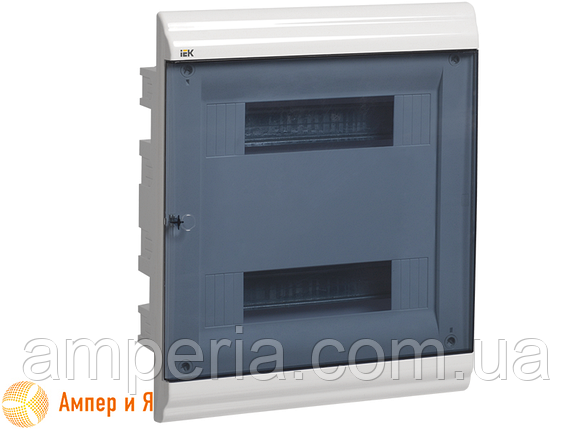 Корпус пластиковий IEK ЩРВ-П-24 мод. 2Pяди вбудов. 360x306x102 IP41 PRIME (MKP82-V-24-41-10), фото 2